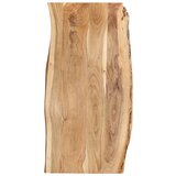 Stolna ploča od masivnog bagremovog drva 118 x (50-60) x 3,8 cm | shoptok.hr