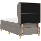  Krevet s opruga kutije Sivo-smeđa 200 x 80 cm tkanina Slike