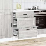 vidaXL donji kuhinjski ormarić porto boja hrasta konstruirano drvo | shoptok.hr
