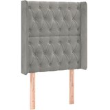  box spring s madracem LED svjetlosivi 80x200 cm baršun | shoptok.hr