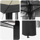 Gazebo bez bočne strane Krem i Antracit | shoptok.hr