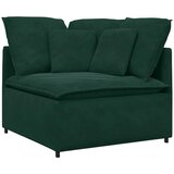  Modularna sofa s jastucima, baršunasta tamnozelena | shoptok.hr