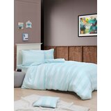 Hanah home komplet posteljine Max Yollu Saten, 160x220cm, Tirkizna Cene