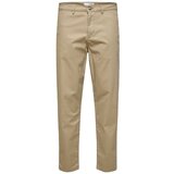Selected Hlače Noos Slim Tape New Miles Pants - Greige Bež | Shoptok.si
