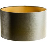 QAZQA Velours lampenkap groen met gouden binnenkant 35/35/20 Cene
