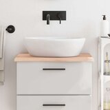 vidaXL Kopalniški pult 60x50x2 cm neobdelan trden les | Shoptok.si