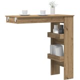  Zidni barski stol Artisan hrast 102x45x103,5 cm izrađeno drvo | Eponuda.ba