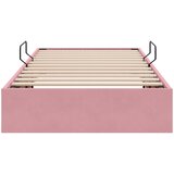  Otomanski krevet s pohranom Ružičasta 90 x 190 cm Baršun | shoptok.hr