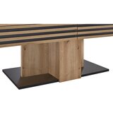 Livetastic klubska miza, črna, hrast artisan | Shoptok.si