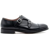Doucal's Mokasini DOUCALS DU1025ORV DOUBLE BUCKLE CAP TOE BLACK Črna | Shoptok.si