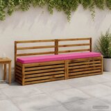  Jastučić za klupu - 1 dio VUGHT 100% poliester Ružičasta - Roza (poliester) 170 x 30 cm 1 | shoptok.hr