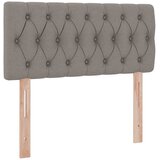  s madracem i skladištem Sivo-smeđa 100 x 200 cm Baršun | shoptok.hr