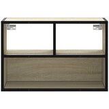 TV ormarić boja hrasta 60x31x39,5 cm konstruirano drvo i metal | shoptok.hr