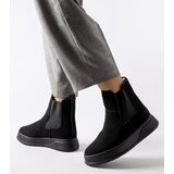 Gemre Black platform ankle boots Benilde | shoptok.hr