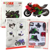  Metalni motor za sastavljanje 1:14 DIY - crveno/zeleni Cene