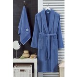 Lessentiel Maison Set Bademantil sa peškirom Cora, Indigo Cene
