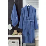 Set Bademantil sa peškirom Cora, Indigo