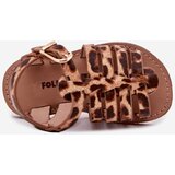 Boto Girls' Children's Sandals Made Of Eco Leather Leopard Mariana | ePonuda.com