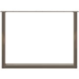 vidaXL Noge za blagovaonski stol U-oblik 2 kom Prirodni čelik 100 x (72-73) cm Čelik - Prirodna 100 x (72-73) cm 2 1 | shoptok.hr