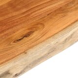 Stolna ploča 140x60x3,8 cm pravokutna bagremovo drvo živi rub | shoptok.hr