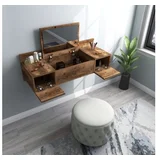Stol za šminkanje 100x33x39.1cm Smeđi