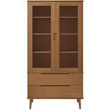  Vitrina MOLDE smeđa 90 x 35 x 175 cm od masivne borovine | Eponuda.ba