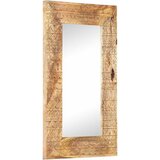  Ručno izrezbareno ogledalo 80 x 50 x 2,5 cm masivno drvo manga | Eponuda.ba