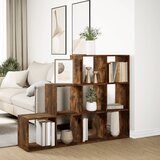  Pregrada/regal za knjige 3 razina hrast 137,5x29x103,5cm drveni | Eponuda.ba