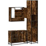  3-dijelni set kupaonskog namještaja boja hrasta drveni | shoptok.hr