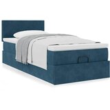  Okvir kreveta s madraca tamnoplavi 90x190cm baršunasti | Eponuda.com
