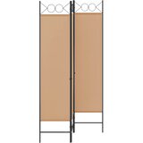  3-panelni pregradni zid Bež 120 x 180 cm Tkanina | shoptok.hr