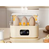 Električno kuhalo na paru od 200 W za 6 jaja LCD osjetljiv na dodir bež | shoptok.hr