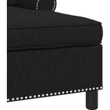  Ležaljka s jastukom Crna 91 x 157 x 91 cm tkanina | Eponuda.com