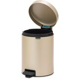 Brabantia Koš za odpadke s pedalom Newicon, 5L s plastičnim vložkom - Champagne | Shoptok.si