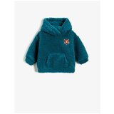Koton Hooded Plush Kangaroo Pocket Sweatshirt Cene