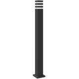  Vanjske podne svjetiljke 3 kom crne 110 cm aluminijske | shoptok.hr
