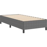 vidaXL Okvir kreveta Svjetlosiva Inženjersko drvo, Metal 90 x 200 cm | shoptok.hr