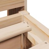 vidaXL Posteljni okvir brez vzmetnice 140x190 cm trdna borovina | Shoptok.si