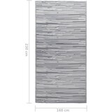  Vanjski tepih ARAKIL sivi 160x230 cm PP | shoptok.hr