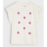 Sinsay Pamučna majica s motivom jagoda | shoptok.hr