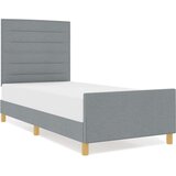  Posteljni okvir Svetlo siva 90x200 cm Tkanina, (22049771) | Shoptok.si