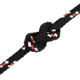  Višenamjensko pomoćno uže 8 mm 50 m Crna i crvena PP - Crna i crvena 8 mm 50 m | shoptok.hr