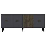 Hanah home komoda verry anthracite walnut | ePonuda.com