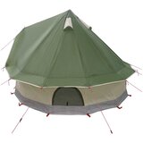 Tipi šator s krovom Zelena 250 x 250 cm Poliester i čelik | Eponuda.com