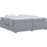  Okvir za krevet Svjetlosiva 200 x 200 cm tkanina | shoptok.hr