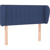  Uzglavlje s ušima plavo 93x23x78/88 cm od tkanine | shoptok.hr