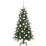 vidaXL Umetno Zložljivo Božično Drevo Zelena 120 cm PE in PVC | Shoptok.si