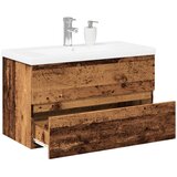 vidaXL Omarica z umivalnikom inženirski les 81x39,5x49 cm Cene
