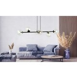  Visilica na sajli ROSSI 6xE14/10W/230V crna/prozirna | Eponuda.com