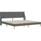  Krevetna konstrukcija Tamnosiva 183 x 213 cm Tkanina | shoptok.hr